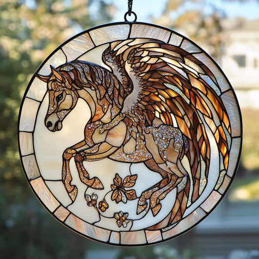 Horse WU1210001CL Stained Glass Suncatcher