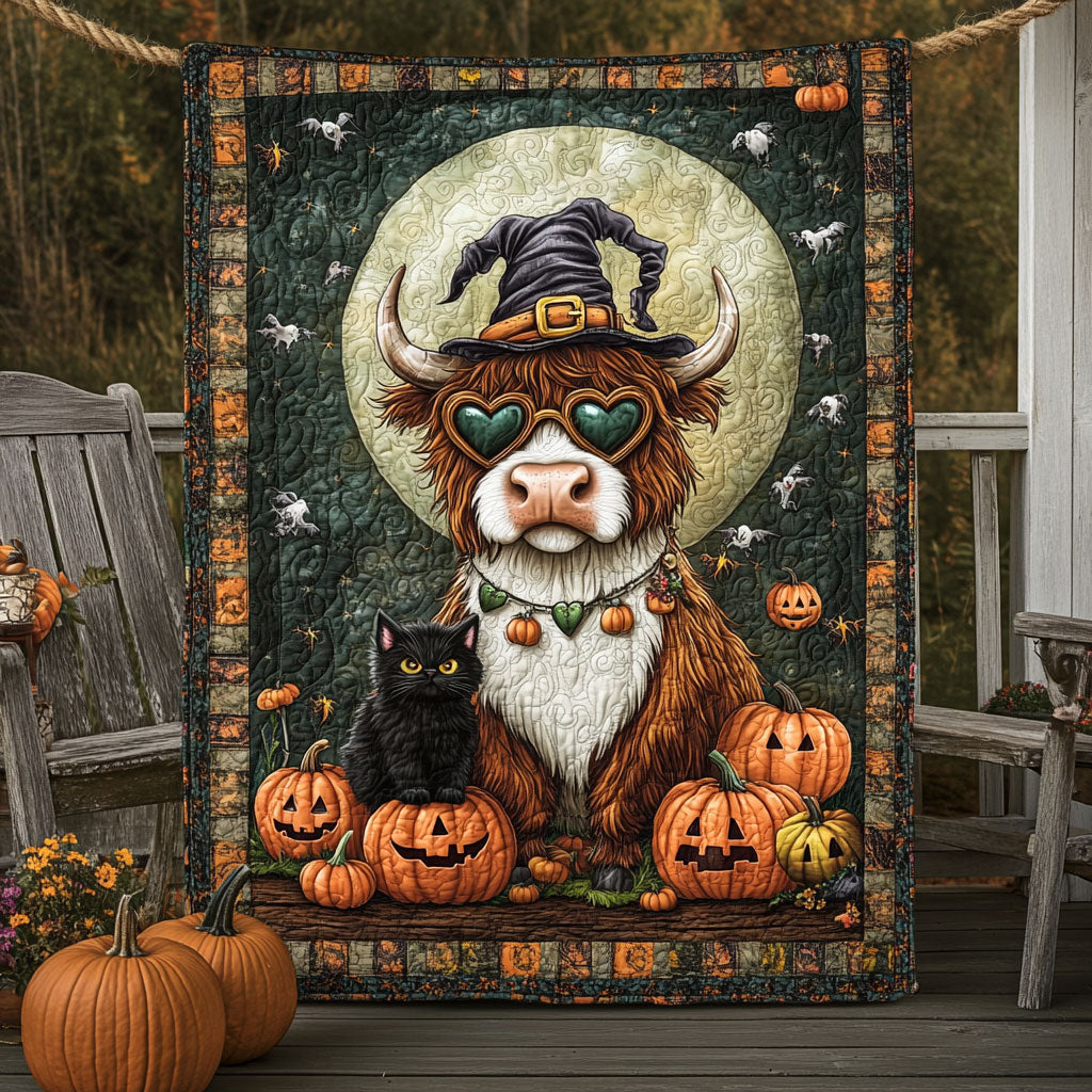 Scary Halloween Cow WT2709004CL Quilt