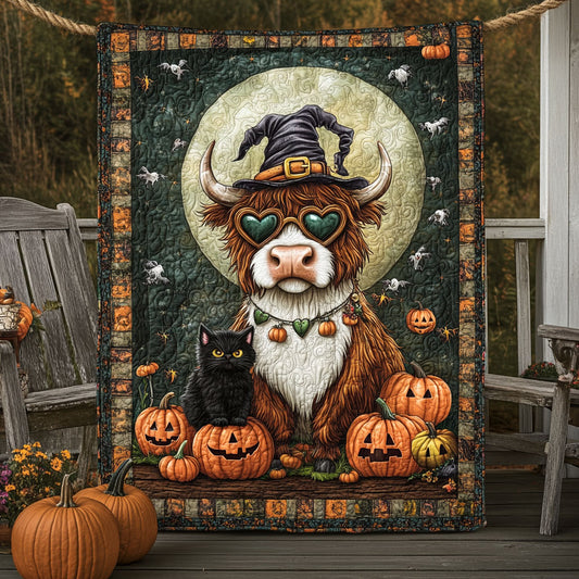 Scary Halloween Cow WT2709004CL Quilt