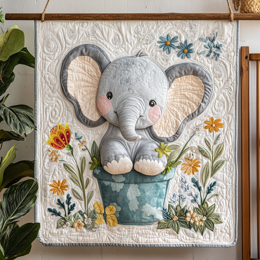 Baby Elephant WG1812024CL Quilt