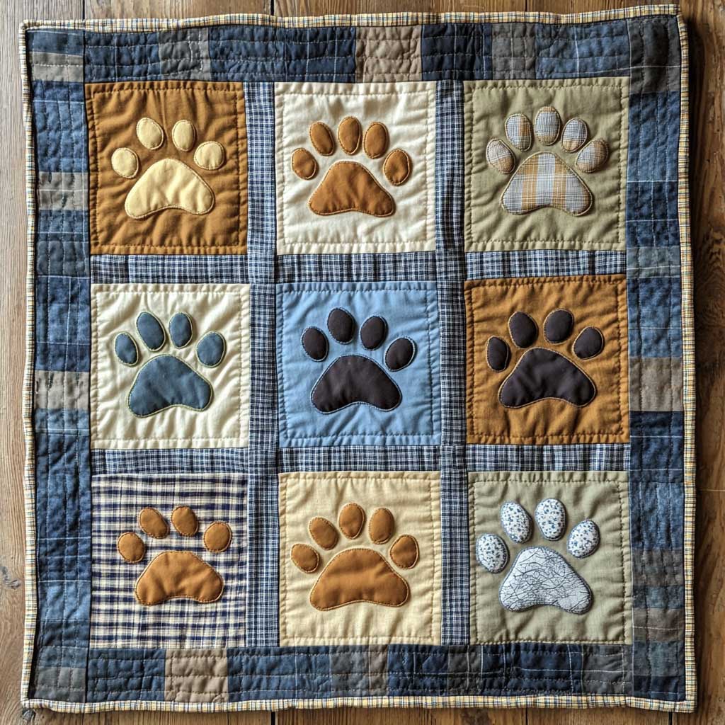 Cozy Dog Paw WN2709131CL Quilt