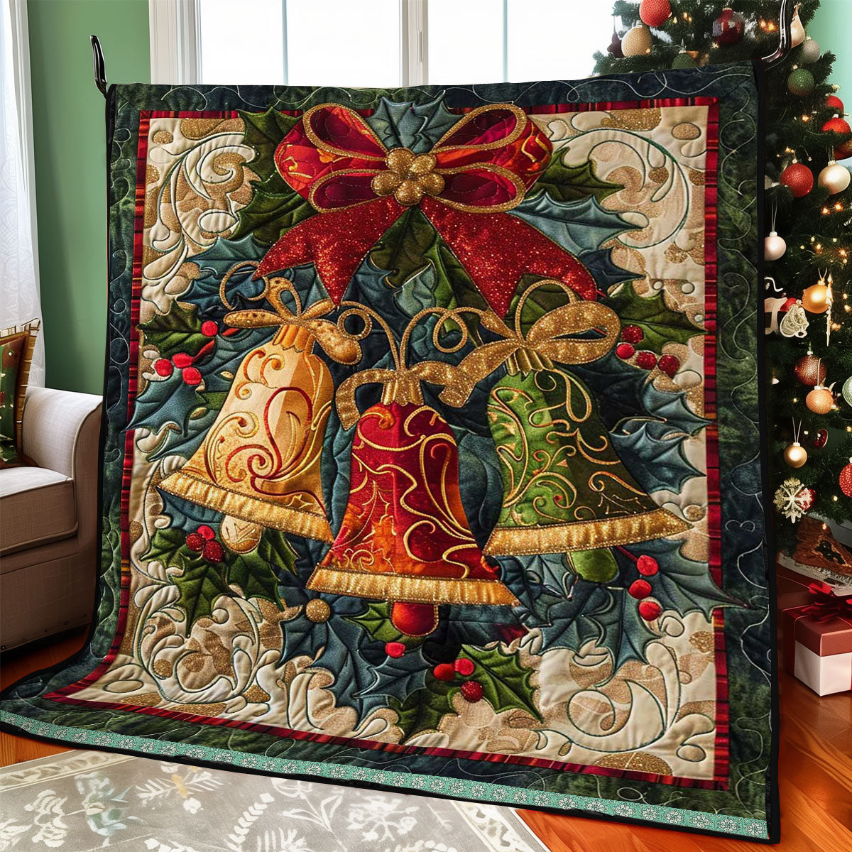 Jingle Bells WJ1309012CL Quilt