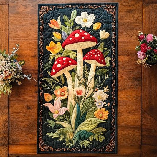 Botanical Bliss CP2904027CL Quilted Table Runner