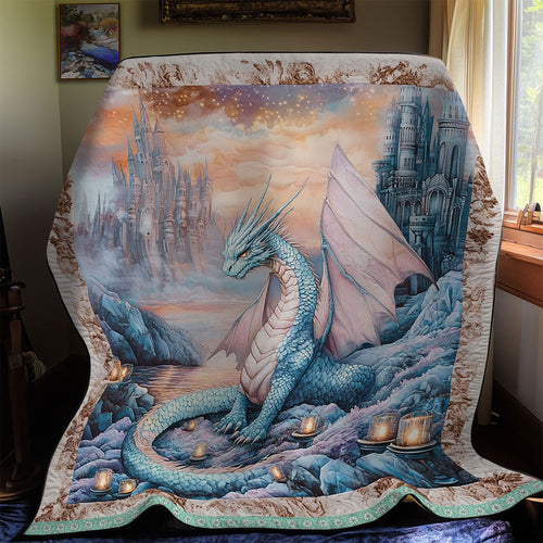 Dragon Blue Castle WT1102008CL Quilt