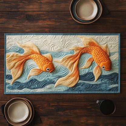 Beneath the Waves CP2804011CL Quilted Table Runner