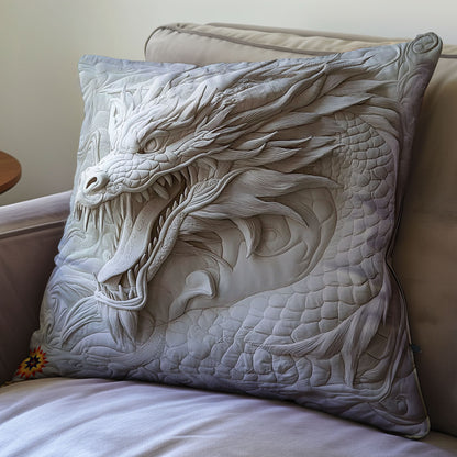 White Dragon WY0612094CL Quilt Pillow Case