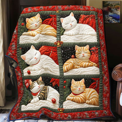 Meowy Christmas Dreams YR1101044CL Quilt