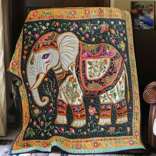 Vibrant Elephant  WX2112043CL Quilt