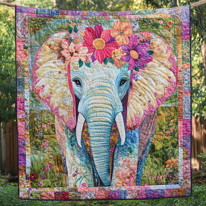 Elephant Flower WT2201004CL Quilt