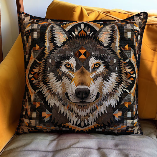 Wolf Native American WJ2009043CL Quilt Pillow Case