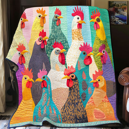 Chicken WU0110006CL Quilt