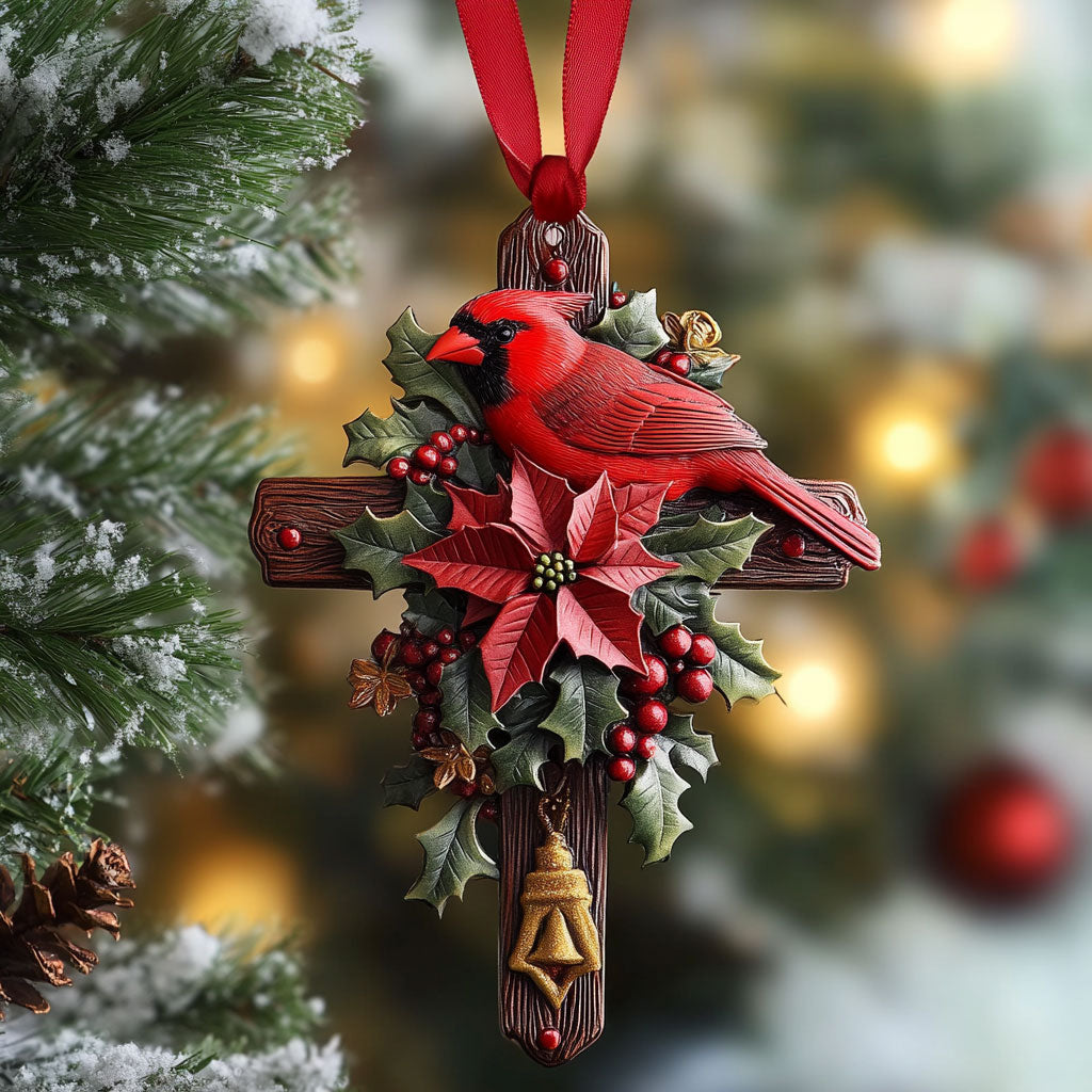 Holy Cardinal WN2110062CL Christmas Ornament