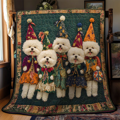 Bichon Frise Party WN0711089CL Quilt