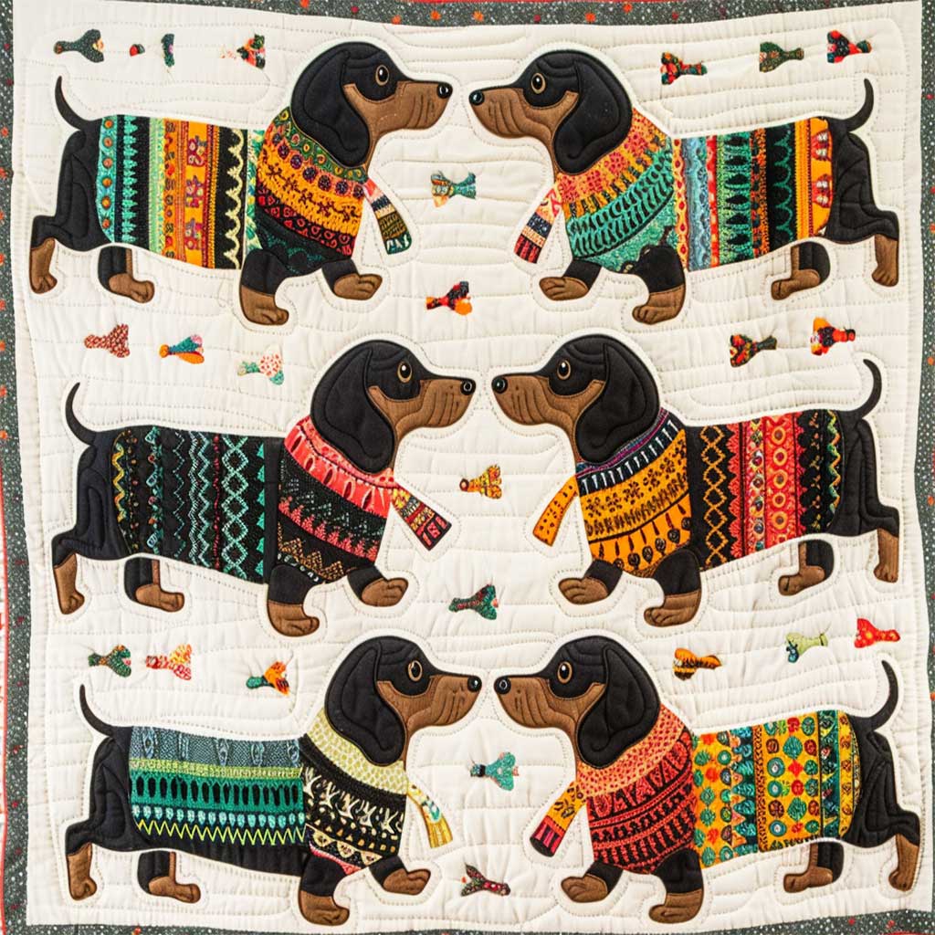 Dachshund WJ1807010CL Quilt