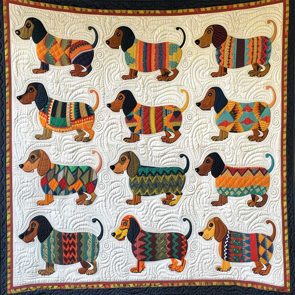 Dachshund WJ2007013CL Quilt