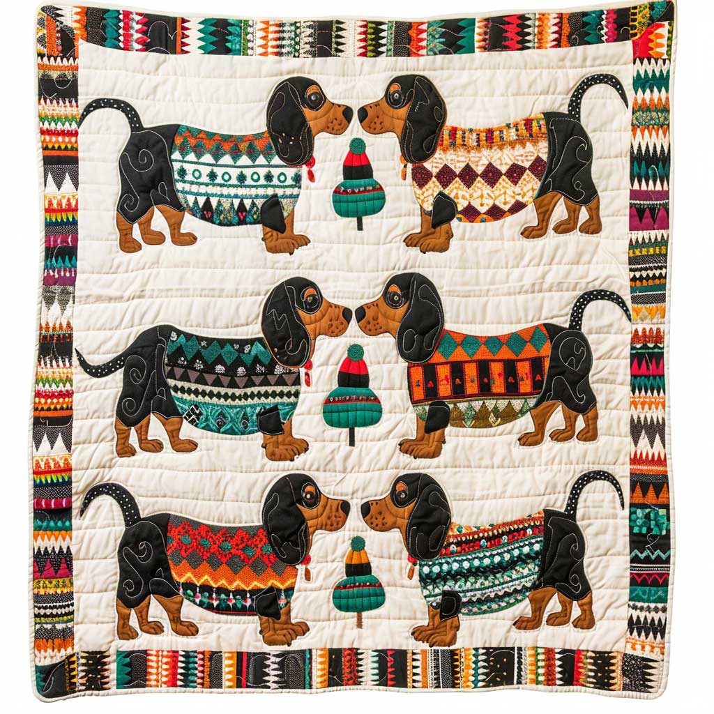 Dachshund WJ2507014CL Quilt