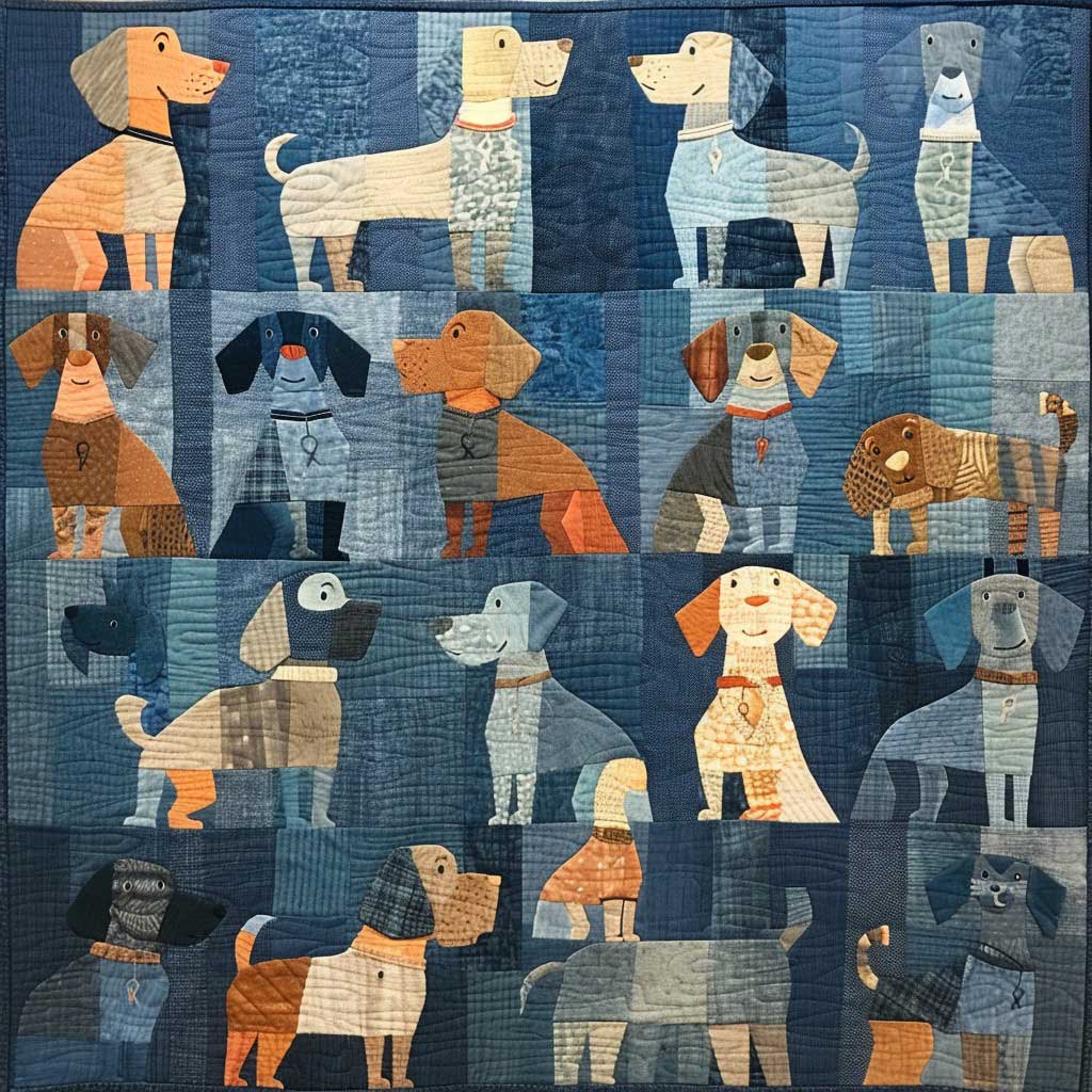 Dachshunds WM2707001CL Quilt