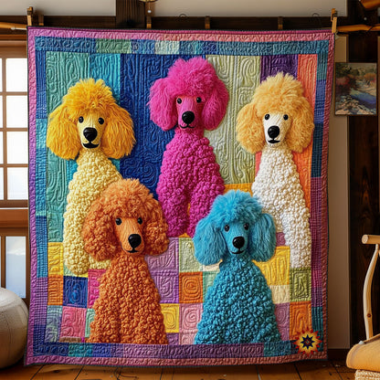 Colorful Dog WY2611009CL Quilt