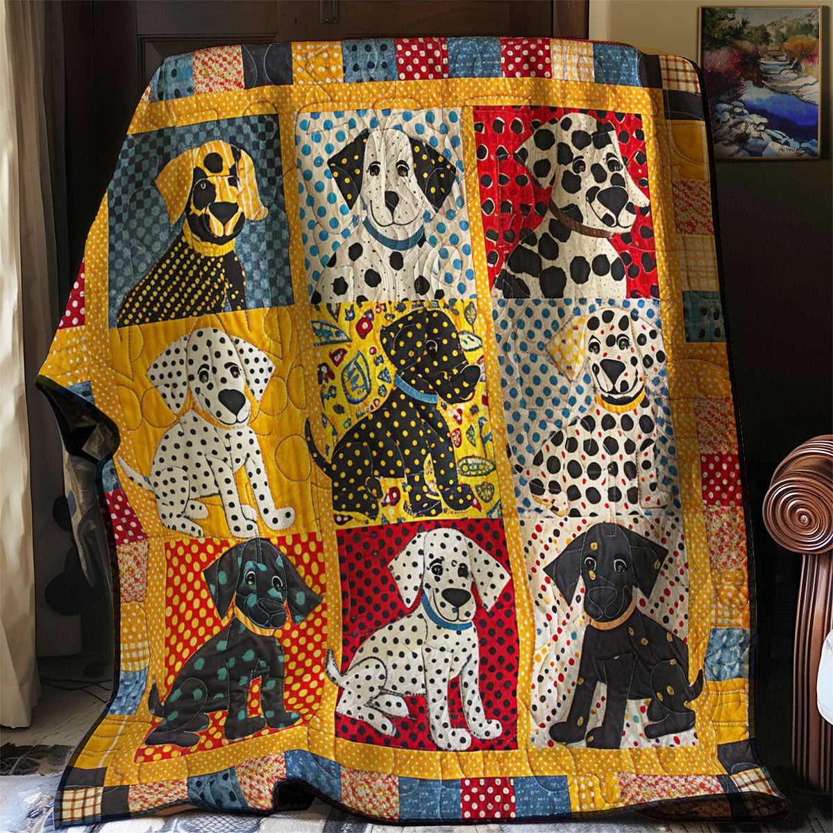 Dalmatian Delight WN2907036CL Quilt