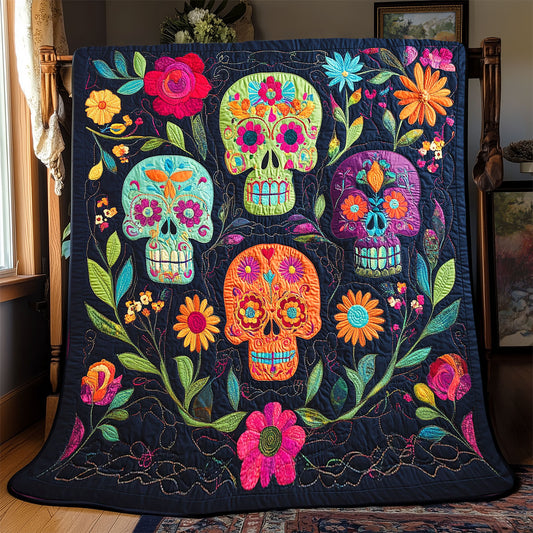 Day Of The Dead WX0403068CL Quilt