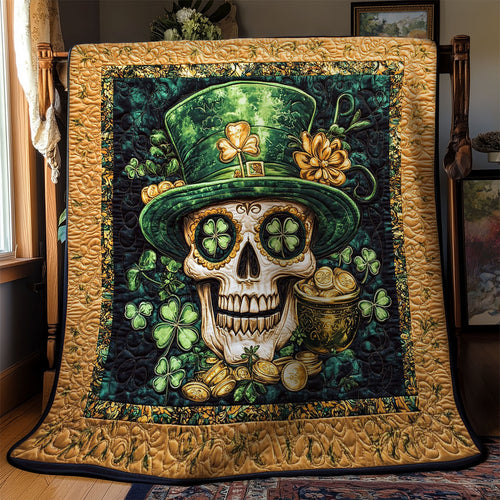 Patrick Hat Skull WY2201080CL Quilt
