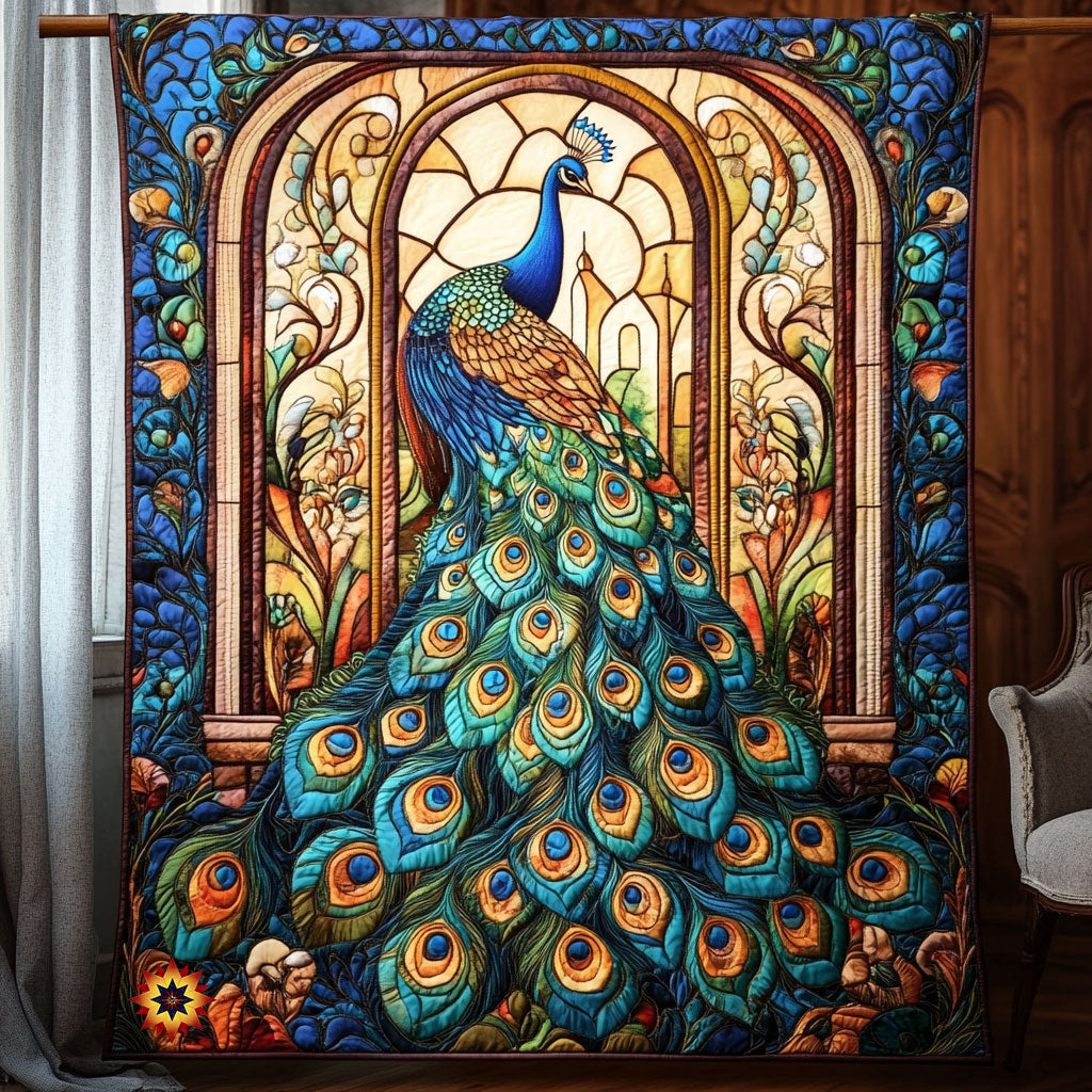 Peacook Window WX0711036CL Quilt