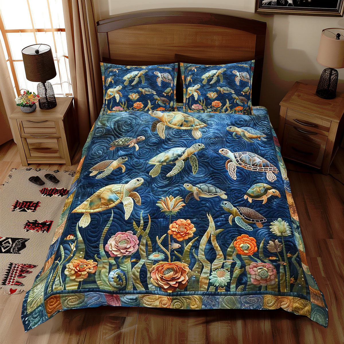 Sea Turtle WJ1209036CL Duvet Cover Set