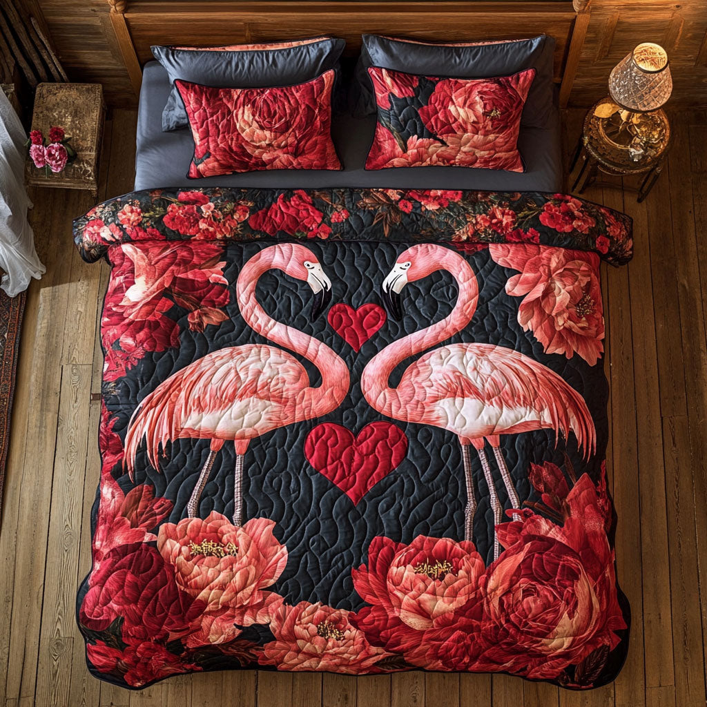Flamingo Pink Love WT1501007CL Duvet Cover Set