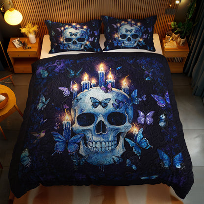 Skull And Shadows WN2410014CL Duvet Cover Set