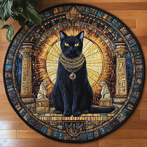 Golden Gaze CW1805023CL Quilted Round Mat