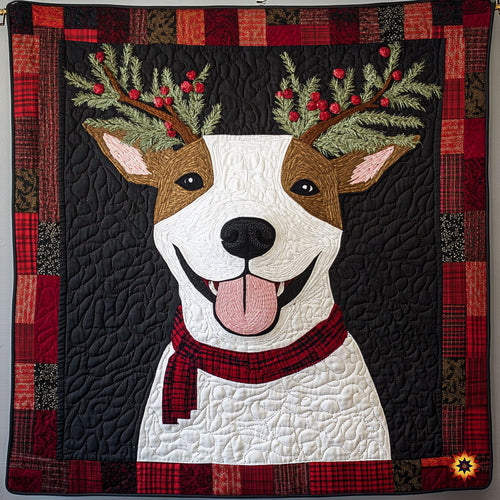 Holly Horn Bull Terrier WY0511014CL Quilt