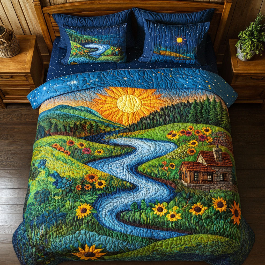 Peaceful Countryside WY2001054CL Duvet Cover Set