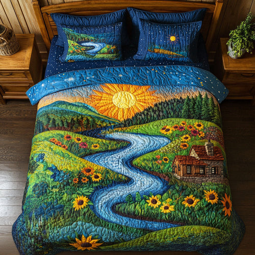 Peaceful Countryside WY2001054CL Duvet Cover Set