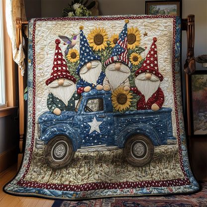 Sunflower Gnome Glory WN2811054CL Quilt
