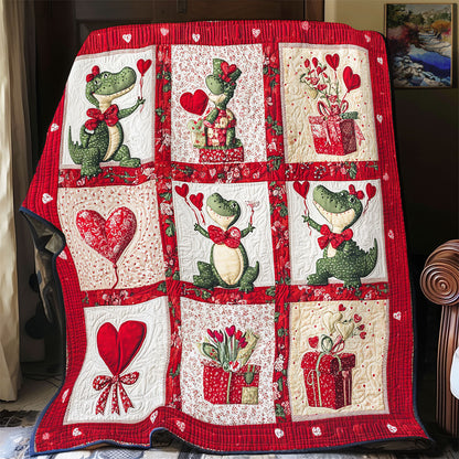 Crocodile Valentine WX0302009CL Quilt