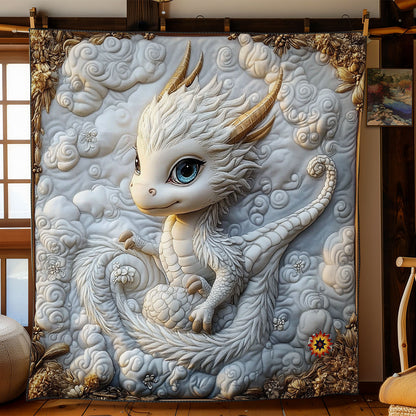 Royal White Dragon WY1411017CL Quilt