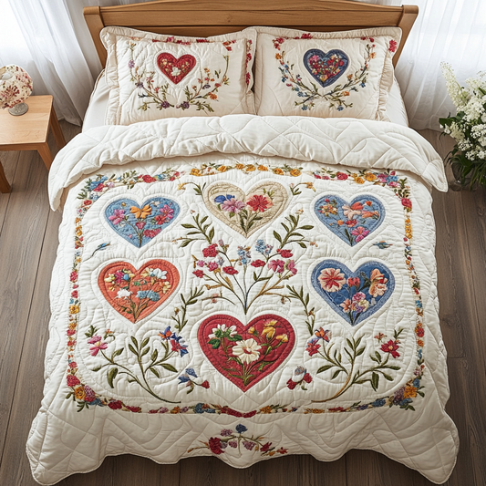 Love's Bloom Patchwork YR1701028CL Duvet Cover Set