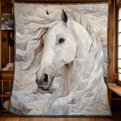 Abstract White Horse WY1202072CL Quilt