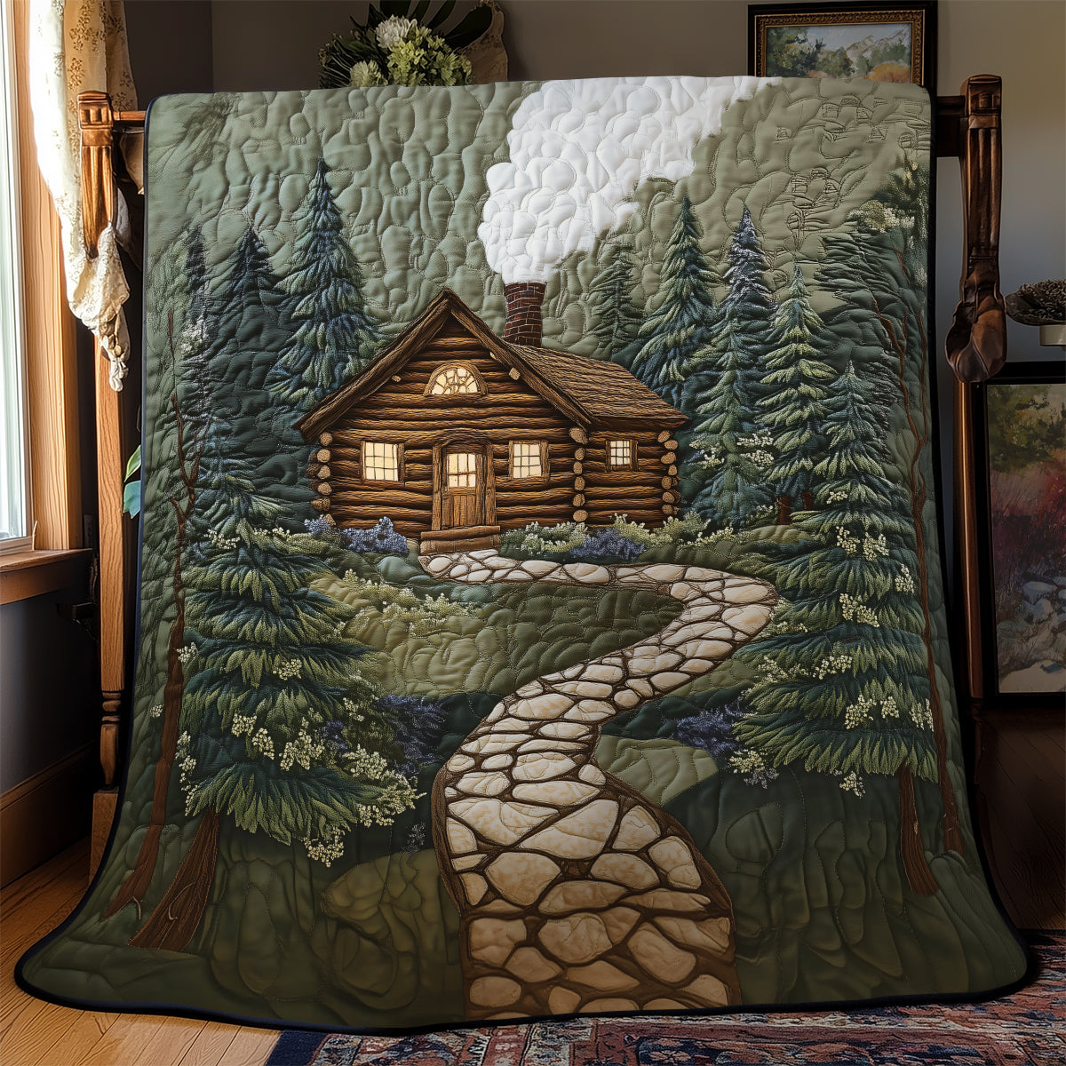 Cozy Cabin Retreat YR1501001CL Quilt