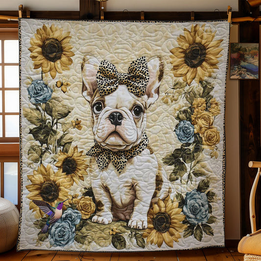 Sunflower Bulldog WN2412022CL Quilt