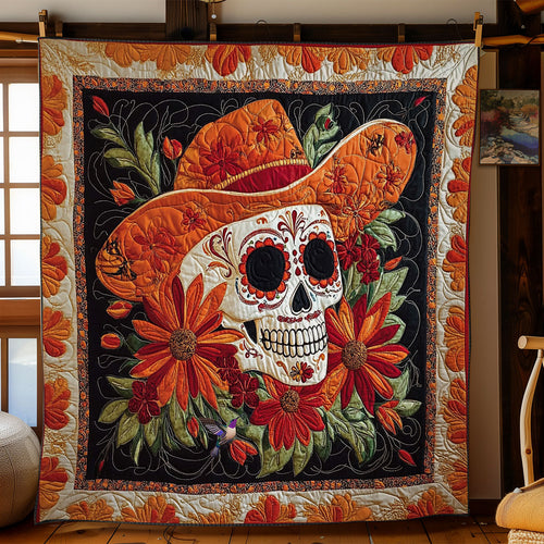 Cowboy Skull WY1712008CL Quilt