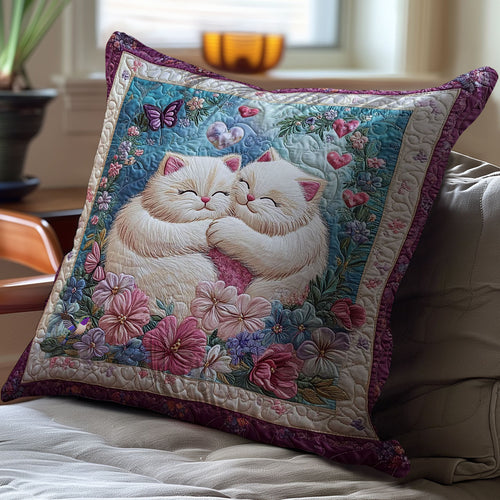 Cute Cat Sleep WY2612094CL Quilt Pillow Case