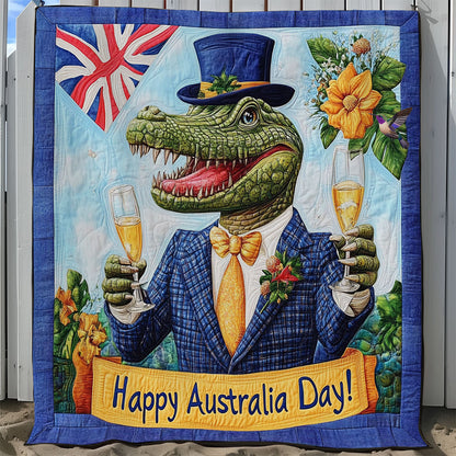 Australia Day Crocodile WY1511024CL Quilt