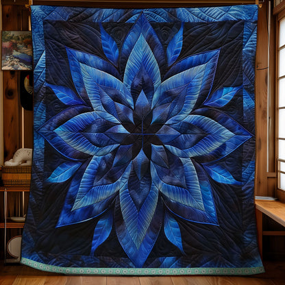 Blue Floral Mystique WN1309007CL Quilt