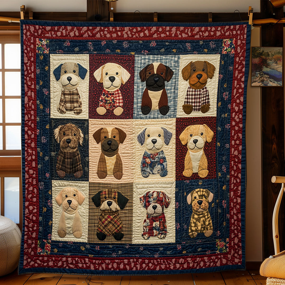 Puppy WY1502045CL Quilt