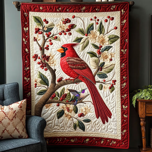 Red Cardinal Flower WX2610024CL Quilt