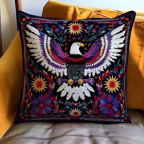 Eagle Native American WJ1909036CL Quilt Pillow Case