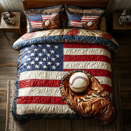 The USA Baseball WY1801038CL Duvet Cover Set