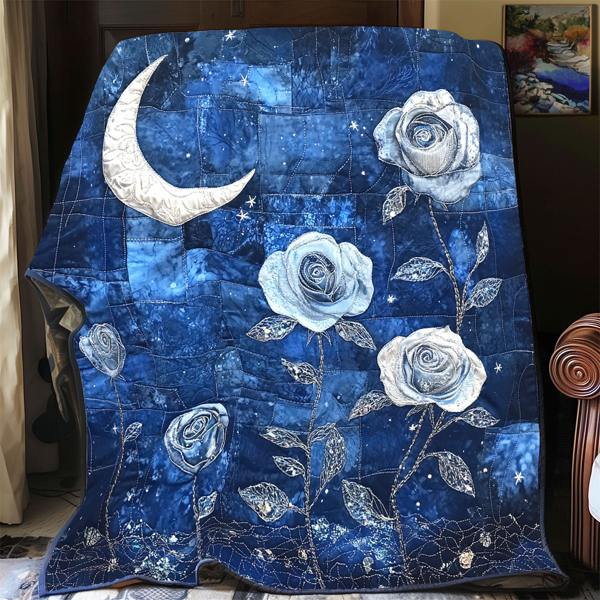 Moonlit Rose XB2003001CL Quilt