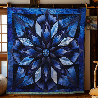 Mystic Blue Petals WN1309046CL Quilt